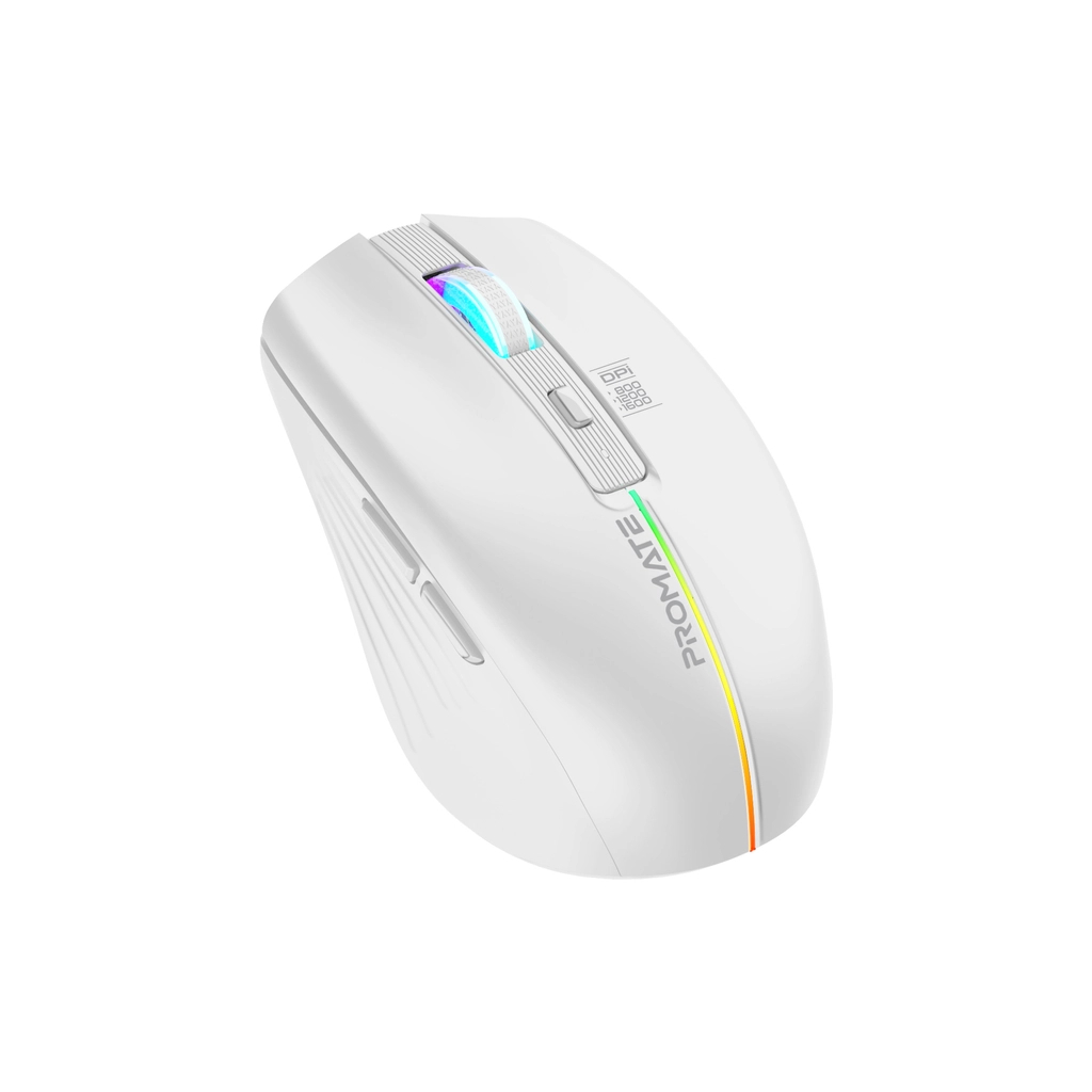 Мишка Promate Kitt Wireless White (kitt.white)