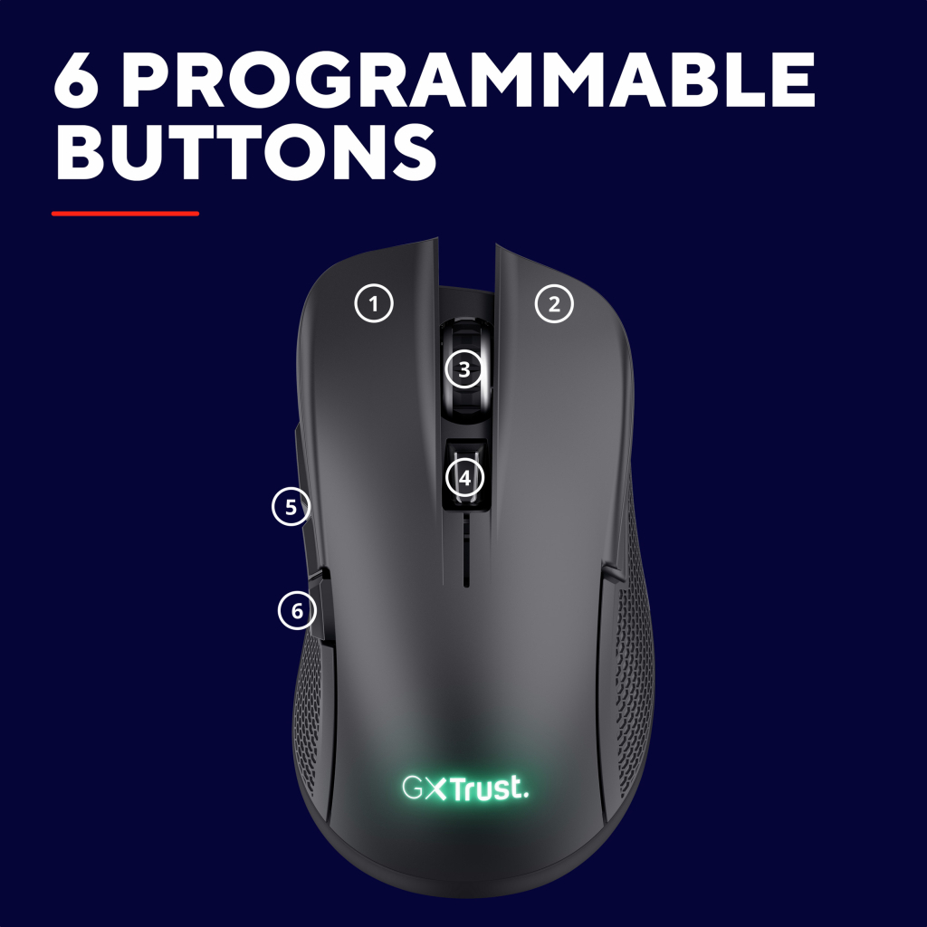 Мишка Trust GXT 931 Wireless Black (25330)