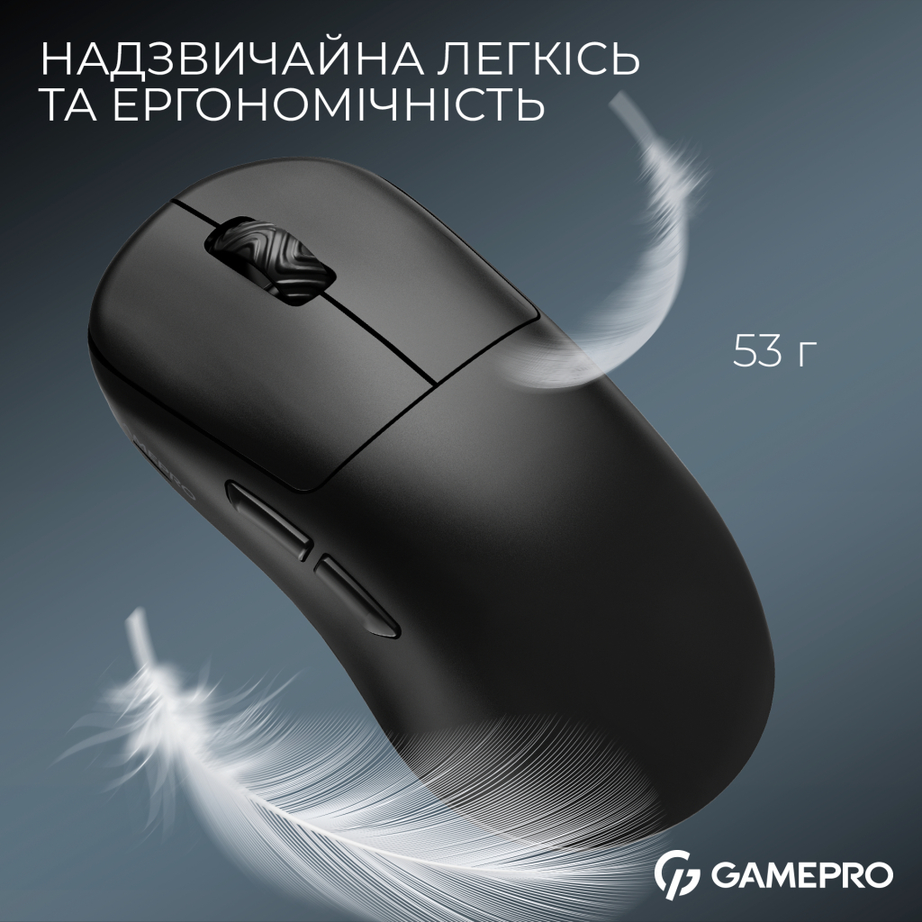 Мишка GamePro Asgard Loki Wireless/USB Black (GM022B)