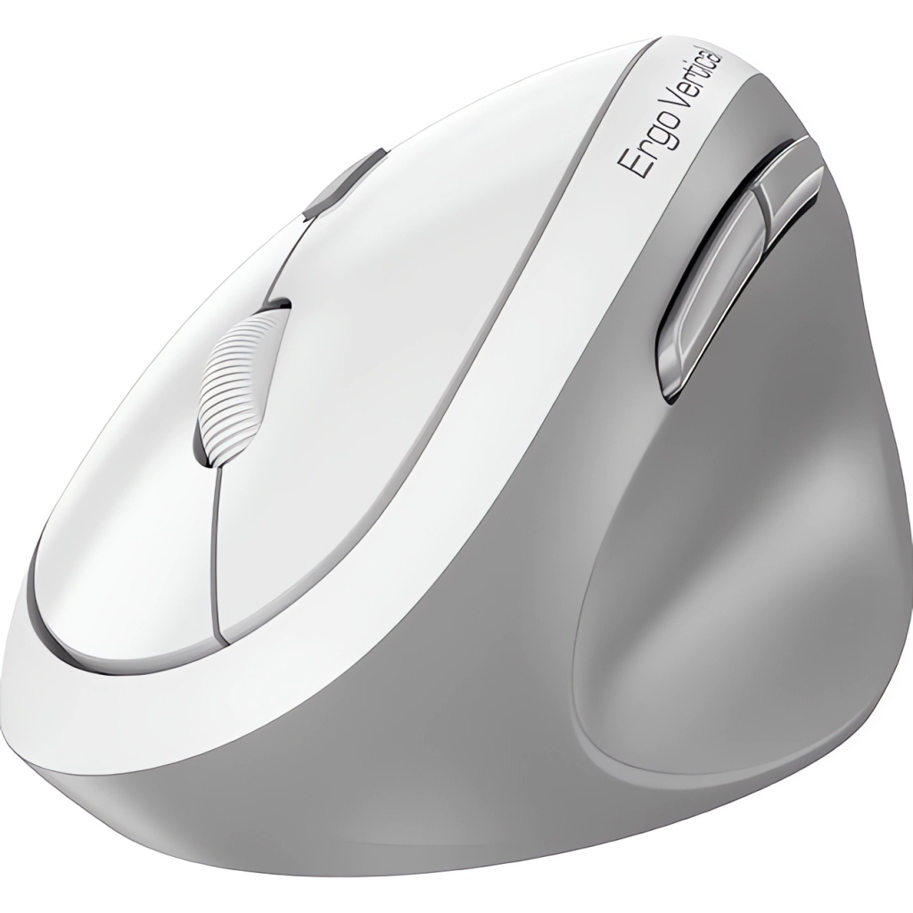 Мишка Genius Ergo 8350S AI Silent Wireless White/Grey (31030041401)