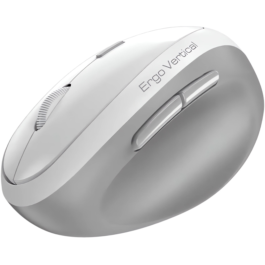 Мишка Genius Ergo 8350S AI Silent Wireless White/Grey (31030041401)