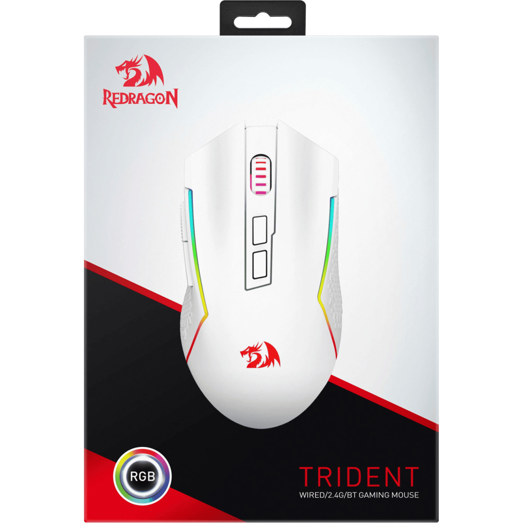 Мишка Redragon Trident Wireless White (71864)