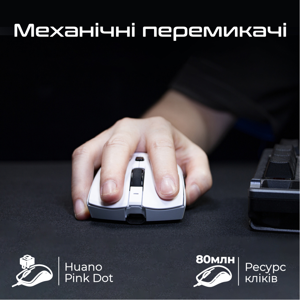 Мишка RAWM SA-MH01 Wireless/Bluetooth Red (SA-MH01.red)