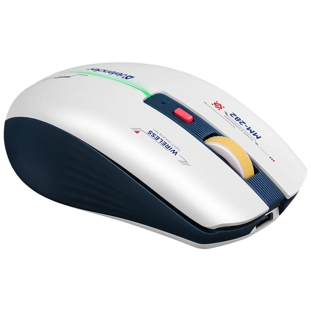 Мишка Defender Dila MM-282 Wireless White/Blue (52282)
