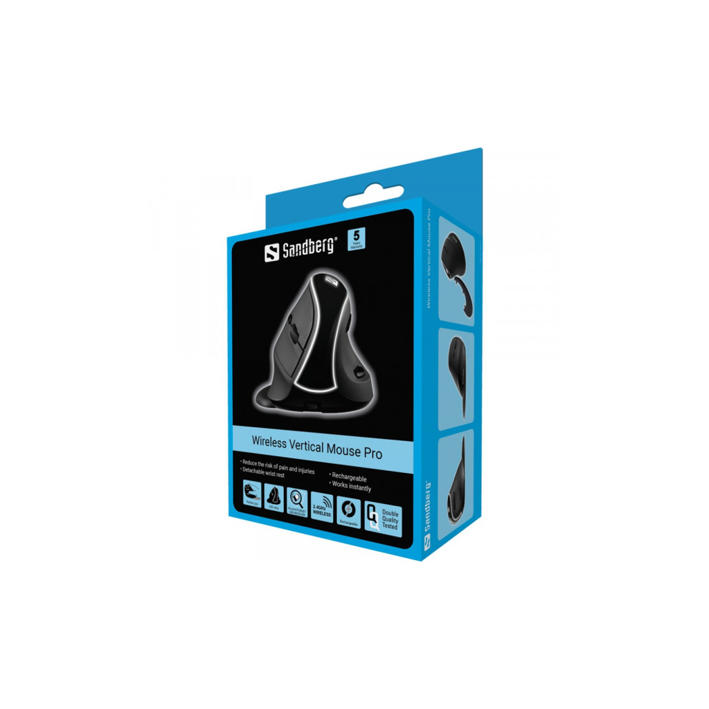 Мишка Sandberg Wireless Mouse Pro Black (630-13)