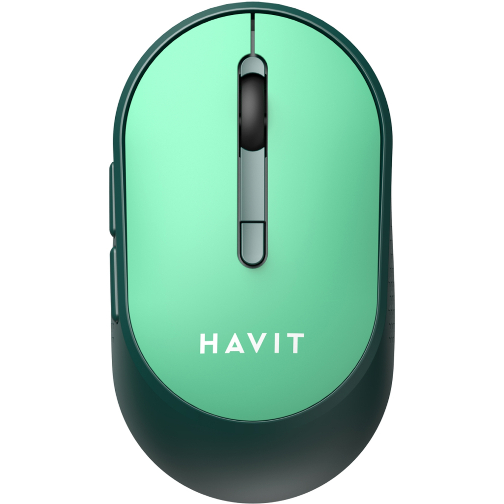 Мишка Havit HV-MS78GT Wireless Black-Green (6939119041236)