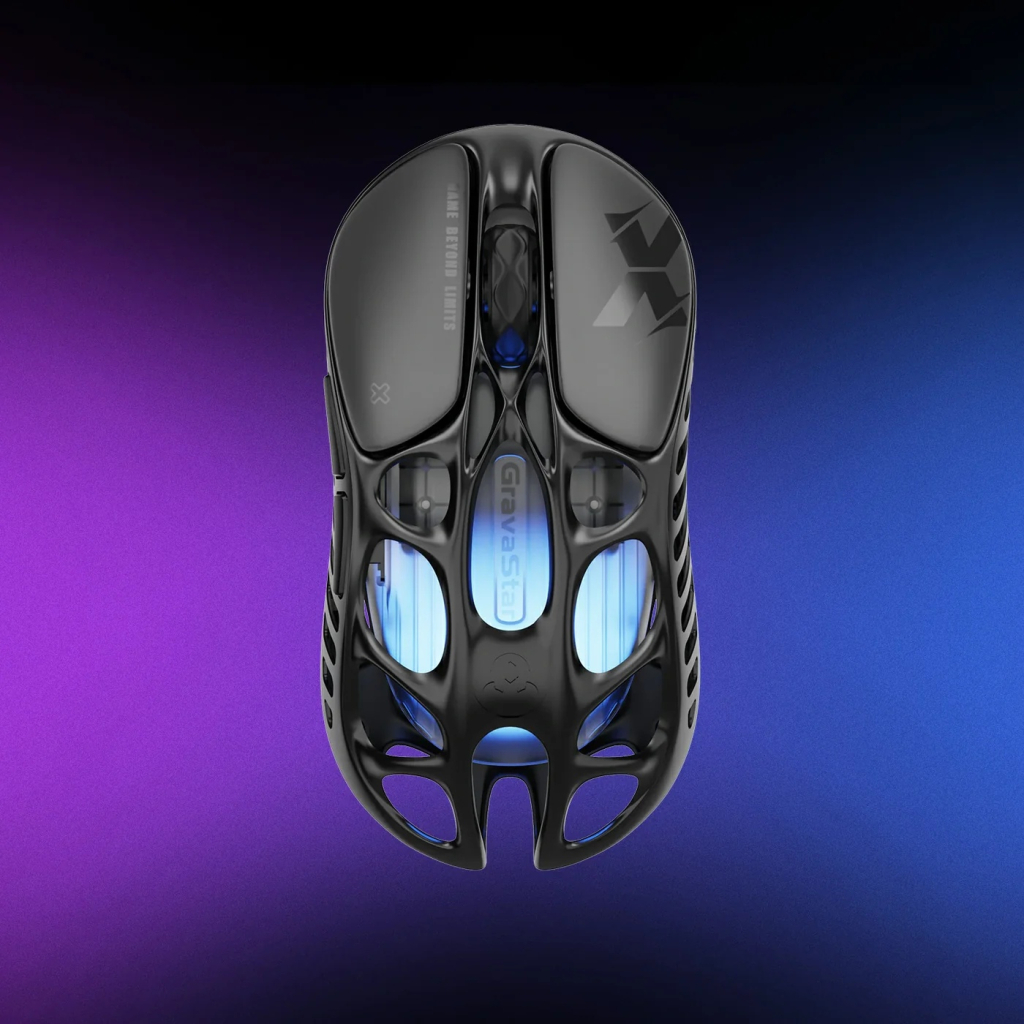 Мишка GravaStar Mercury X Wireless/Bluetooth/USB Black (GSX_BLK)