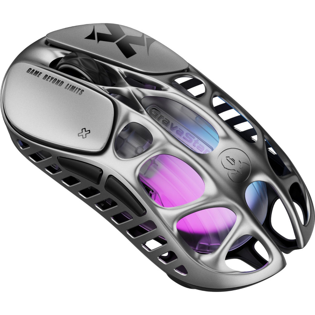 Мишка GravaStar Mercury X Wireless/Bluetooth/USB Grey (GSX_GRY)