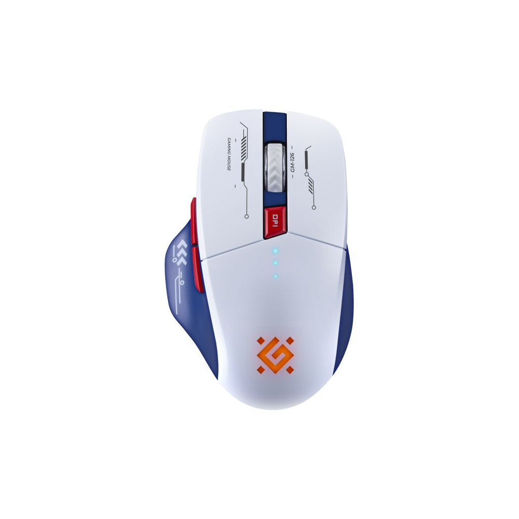 Мишка Defender Tisa GM-126 LED Wireless/Bluetooth White/Blue (52126)