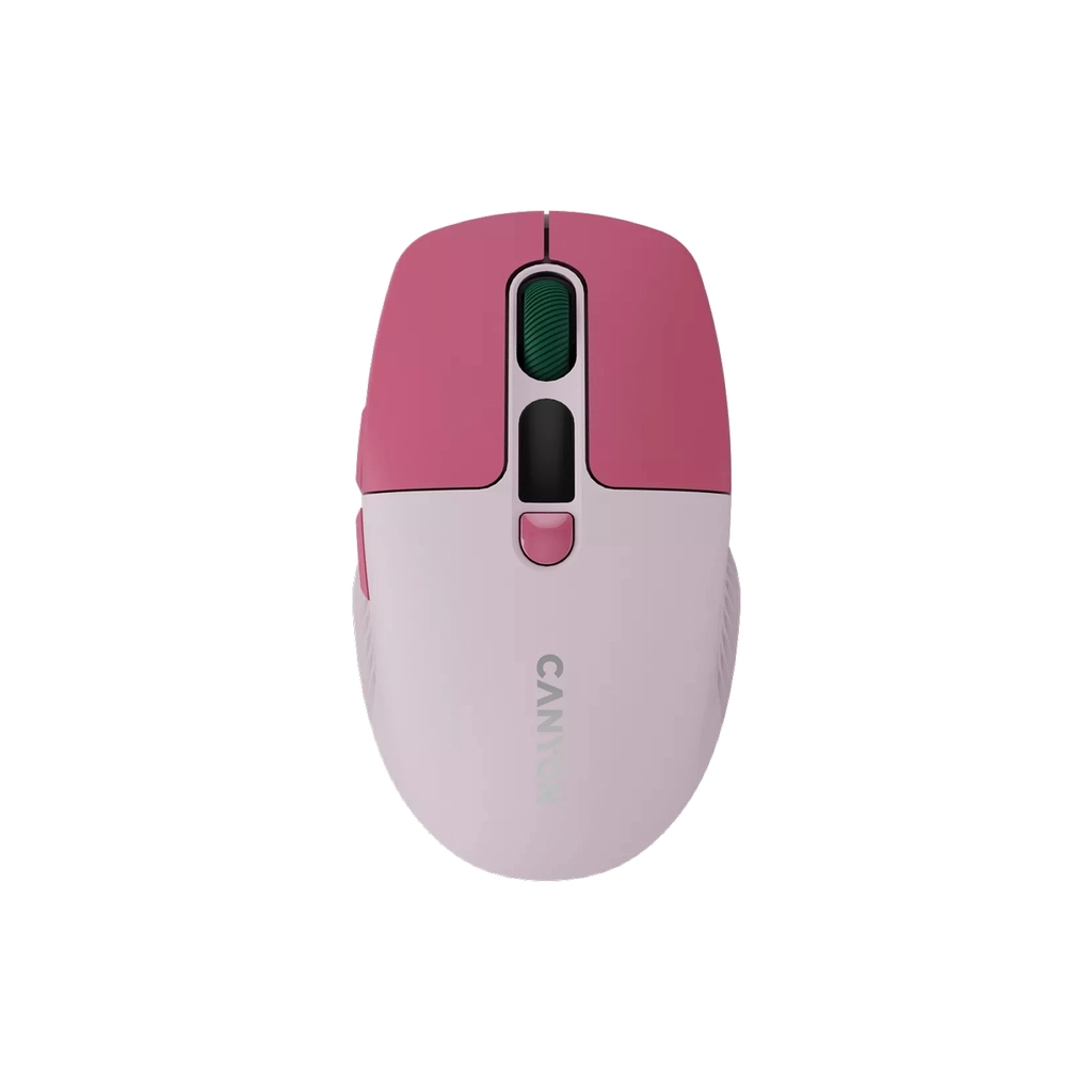 Мишка Canyon MW-26 LCD Silent Wireless/Bluetooth Pink (CNS-CMSW26P)