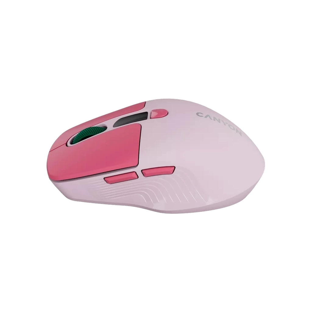 Мишка Canyon MW-26 LCD Silent Wireless/Bluetooth Pink (CNS-CMSW26P)