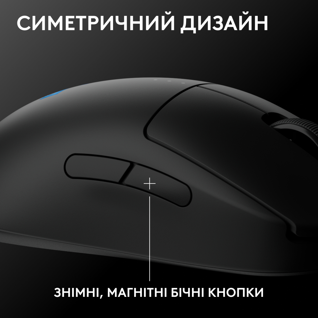 Мишка Logitech G Pro 2 Lightspeed Wireless Black (910-007295)