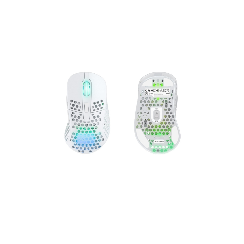 Мишка Cherry Xtrfy M4 RGB Wireless/USB White (M4W-RGB-WHITE)