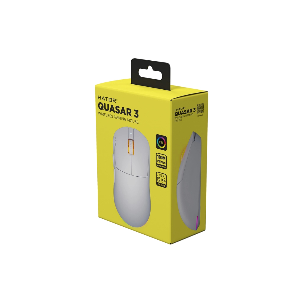Мишка Hator Quasar 3 Wireless White (HTM731)