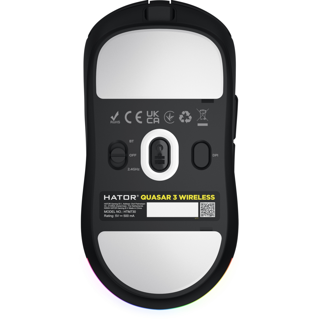 Мишка Hator Quasar 3 Wireless Black (HTM730)