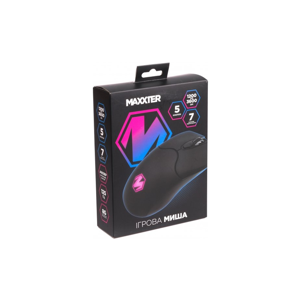 Мишка Maxxter McG-6B-I603 USB Black (McG-6B-I603)