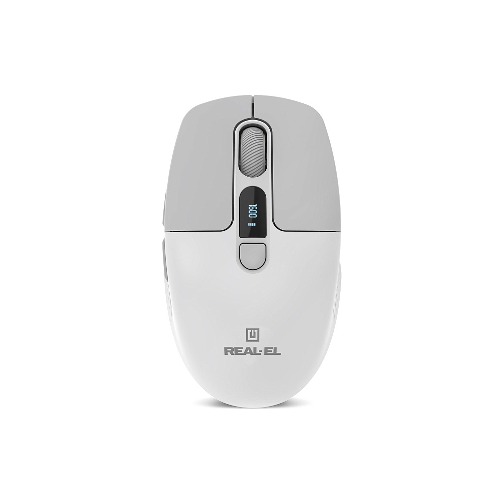 Мишка REAL-EL RM-480W Wireless/Bluetooth White (EL123200050)