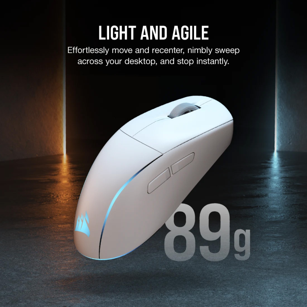 Мишка Corsair M75 RGB Wireless White (CH-931D011-EU)
