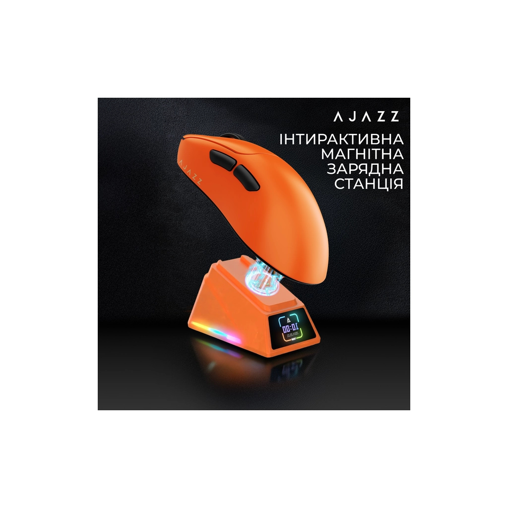 Мишка Ajazz AJ179APEX Wireless/Bluetooth/USB Orange (AJM179-A-O)