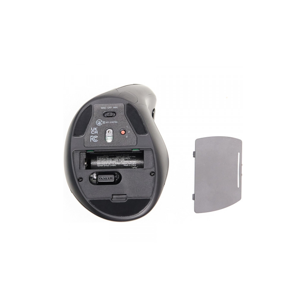 Мишка Ugreen MU008 Vertical Wireless Black (25444)