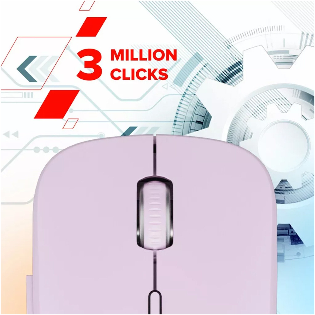 Мишка Canyon MW-12 Wireless/Bluetooth Pink (CNS-CMSW12P)