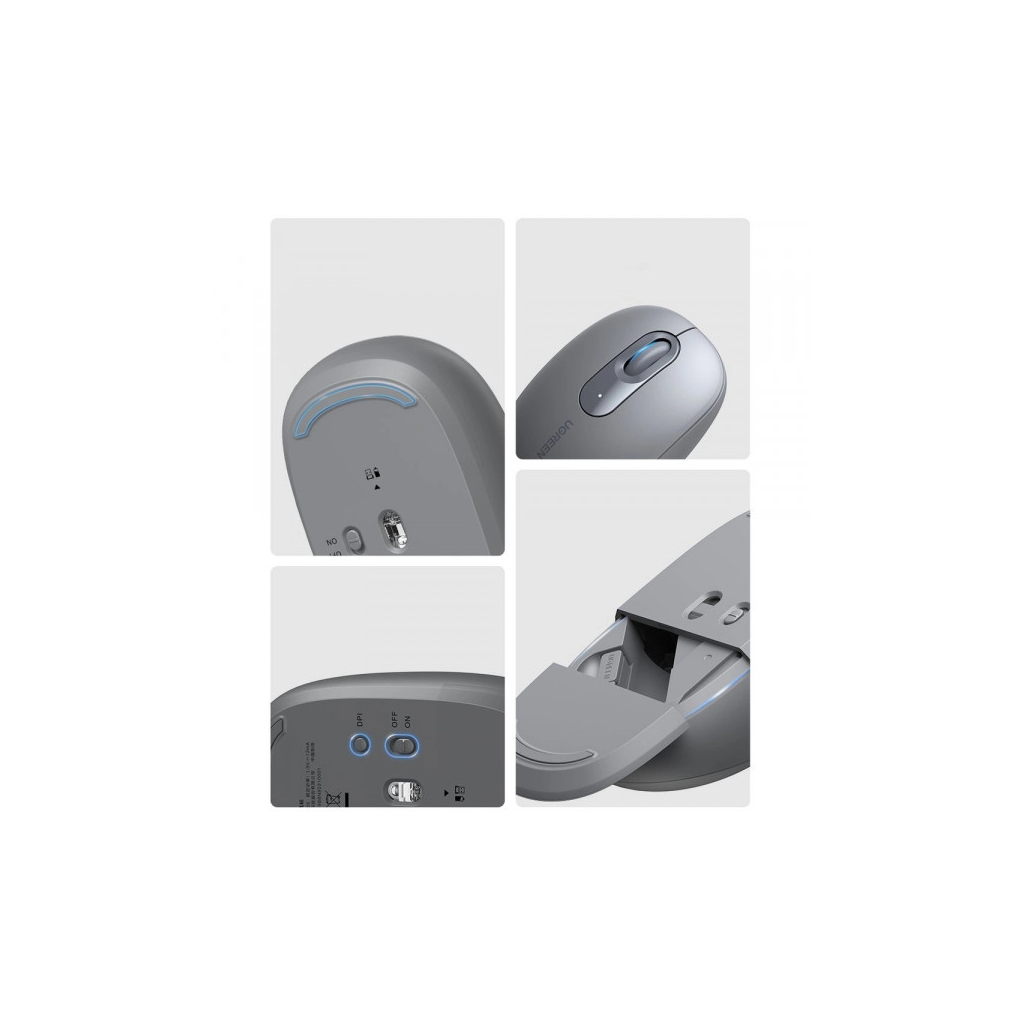 Мишка Ugreen MU105 Wireless Gray (90669)