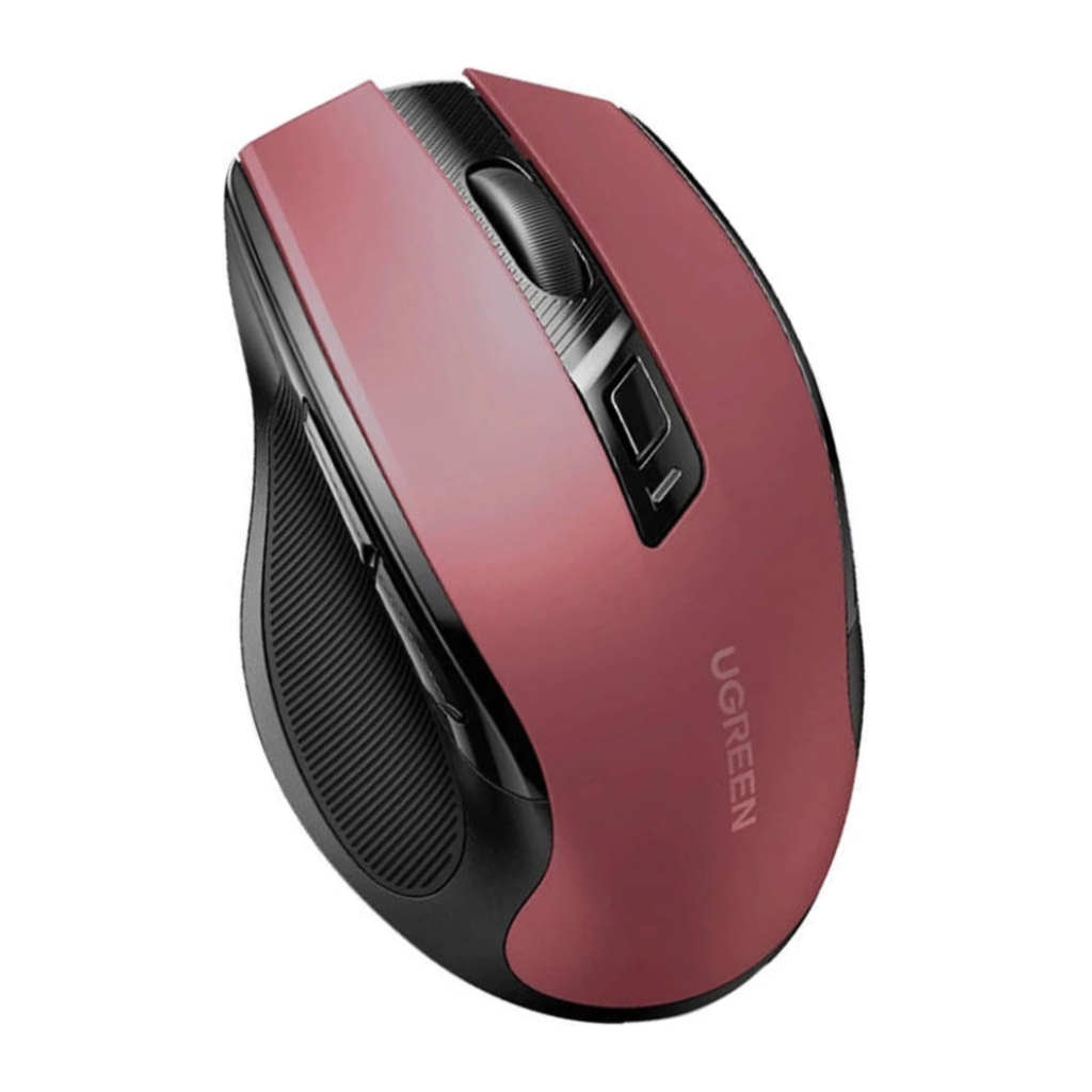 Мишка Ugreen MU006 Ergonomic Wireless Red/Black (25752)