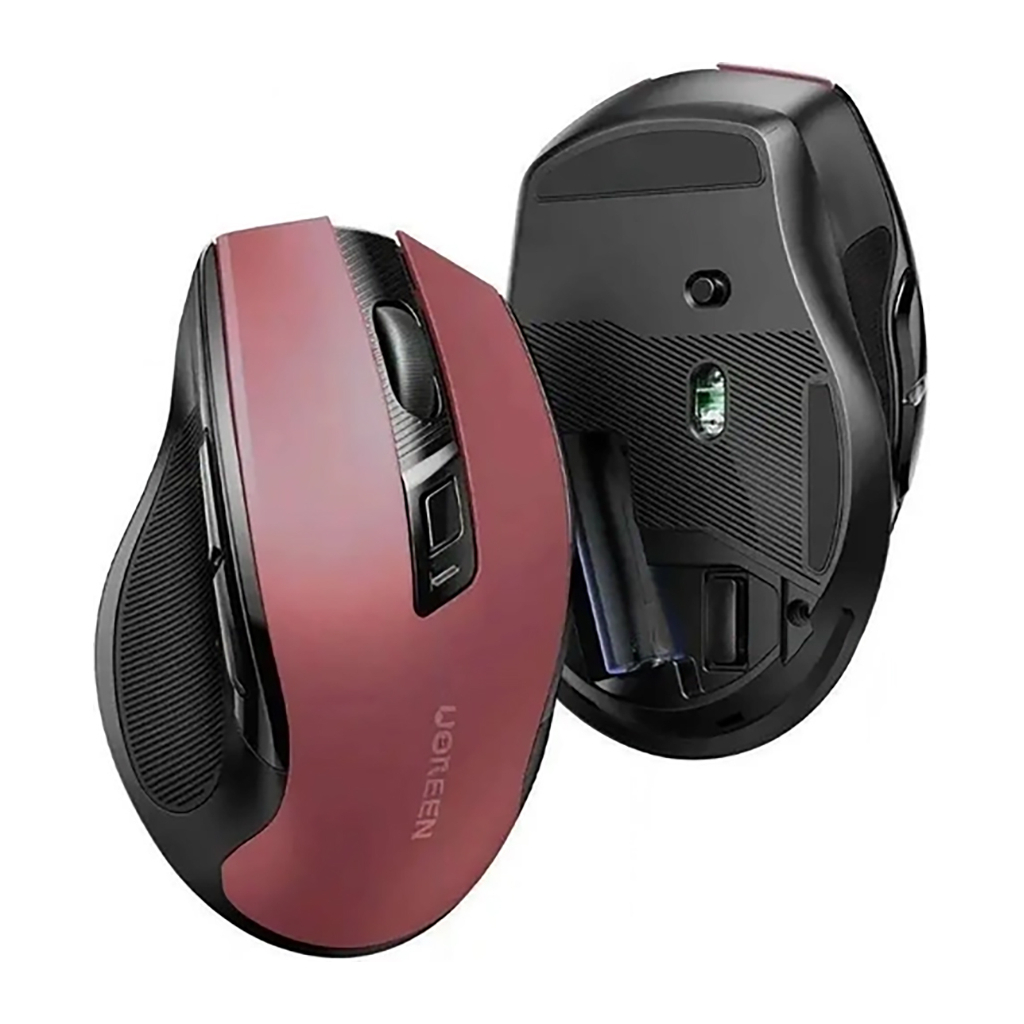 Мишка Ugreen MU006 Ergonomic Wireless Red/Black (25752)
