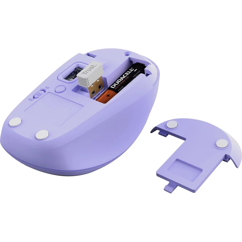 Мишка Trust Yvi+ Multi-Device Wireless/Bluetooth Purple (25583)