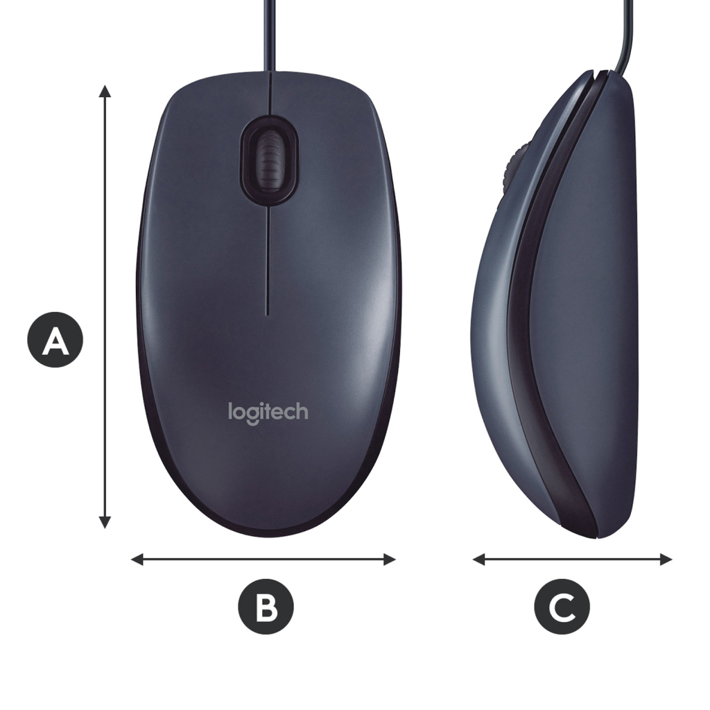 Мишка Logitech B100 Black (910-003357)