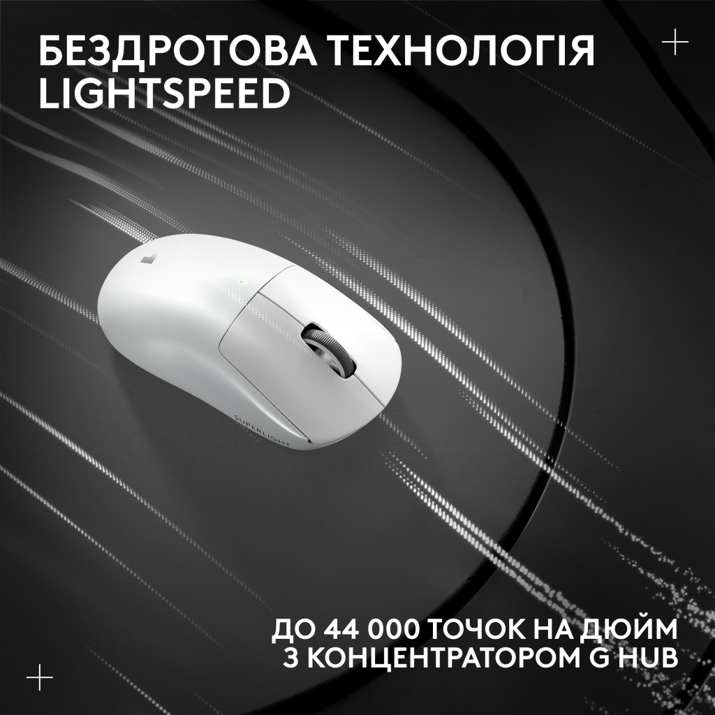Мишка Logitech G Pro X Superlight 2 Lightspeed Wireless White (910-006638)