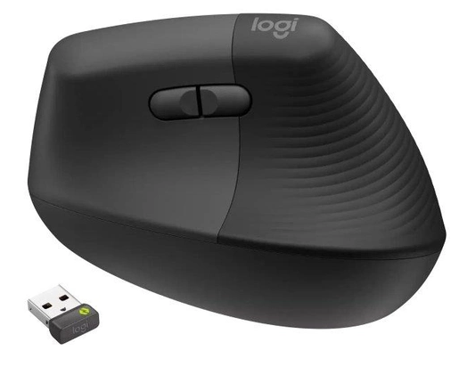 Миша комп'ютерна Logitech Lift Vertical Ergonomic Mouse Graphite B2B (910-006494)