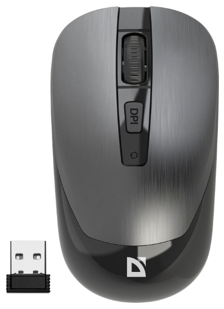 Миша Defender Wave MM-995 Wireless GRAY (52993)