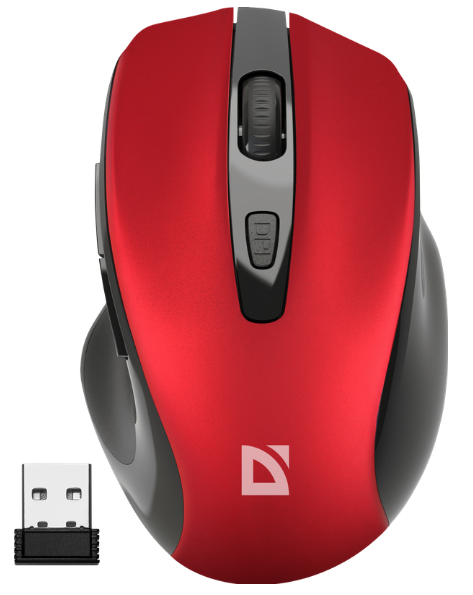 Миша Defender Prime MB-053 Wireless RED (52052) 