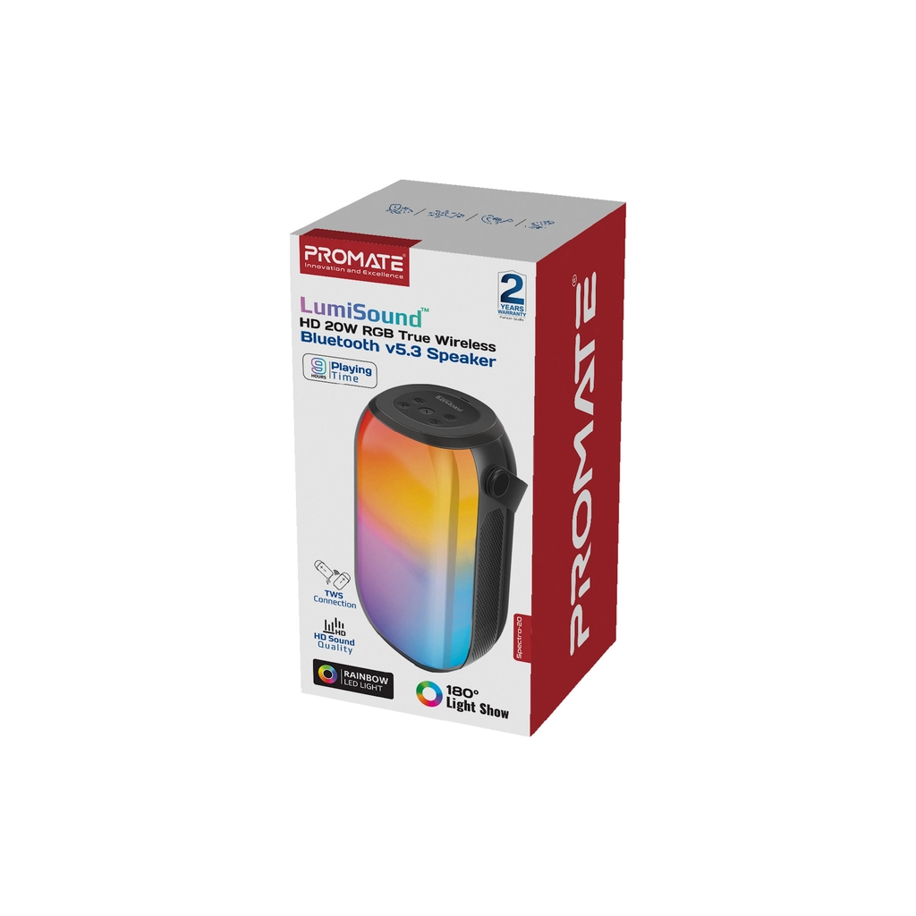 Акустична система Promate Spectro-20 20W Black (spectro-20)