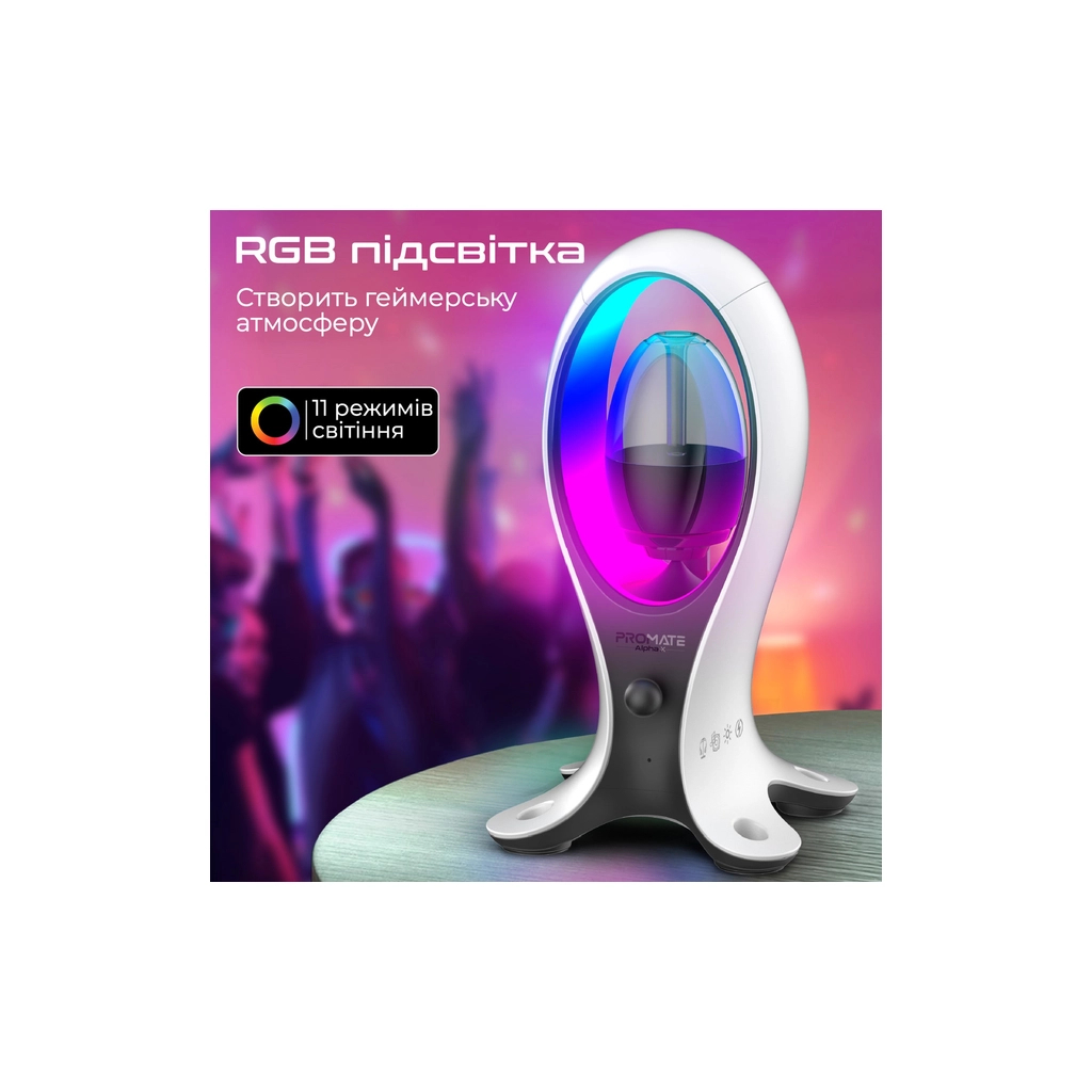 Акустична система Promate Alpha-X USB Black (alpha-x)