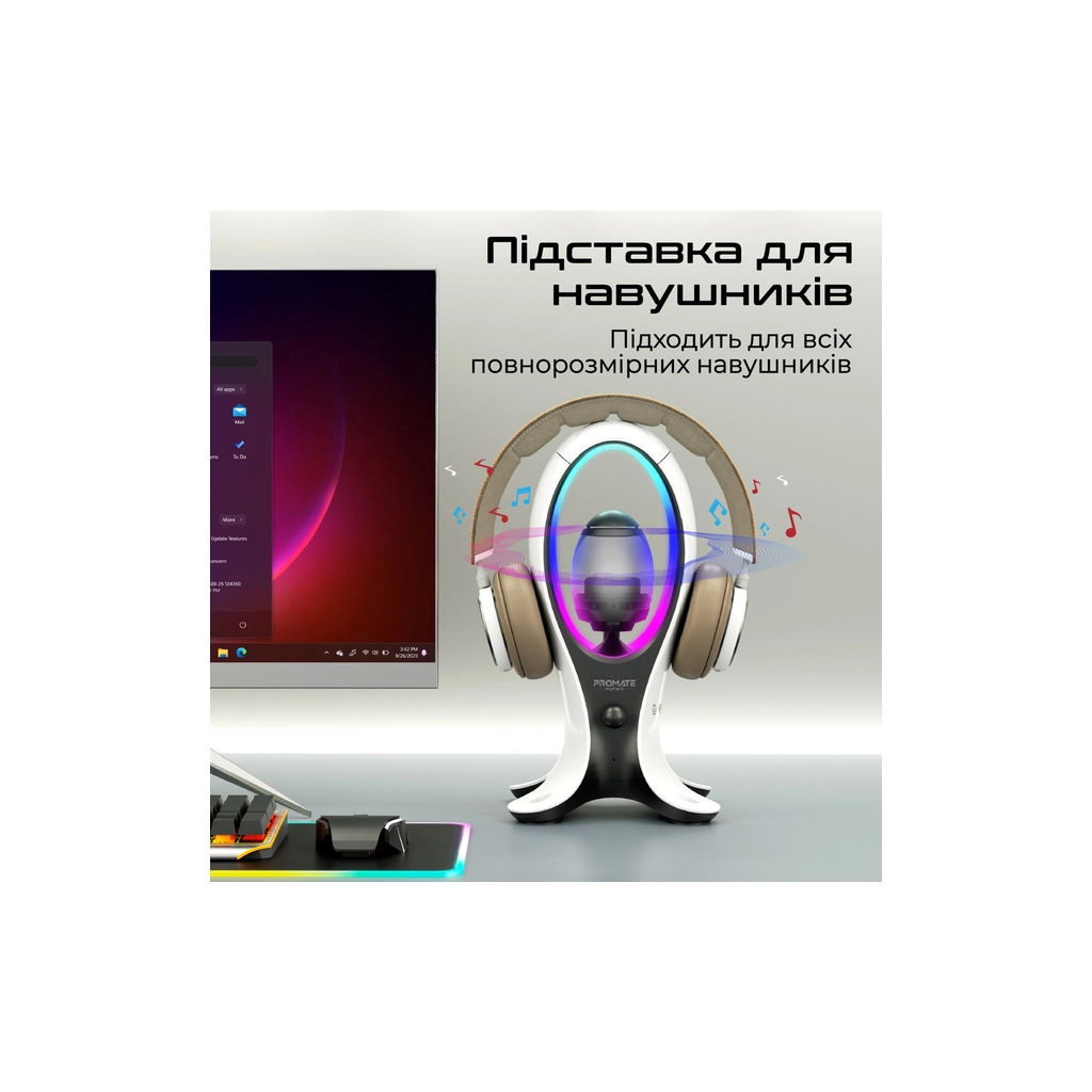 Акустична система Promate Alpha-X USB Black (alpha-x)