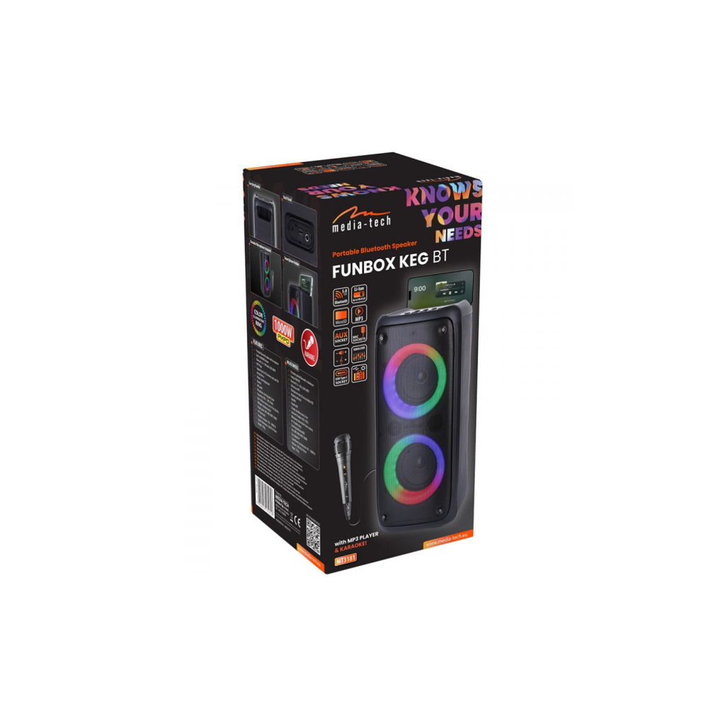 Акустична система Media-Tech FunBox BT Black (MT3181)