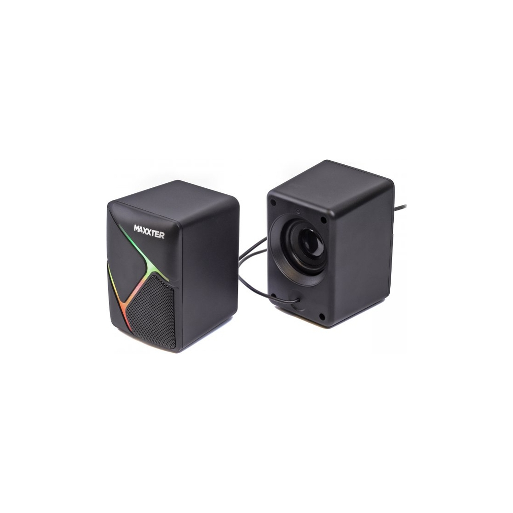 Акустична система Maxxter CSP-U004RGB USB Black (CSP-U004RGB)