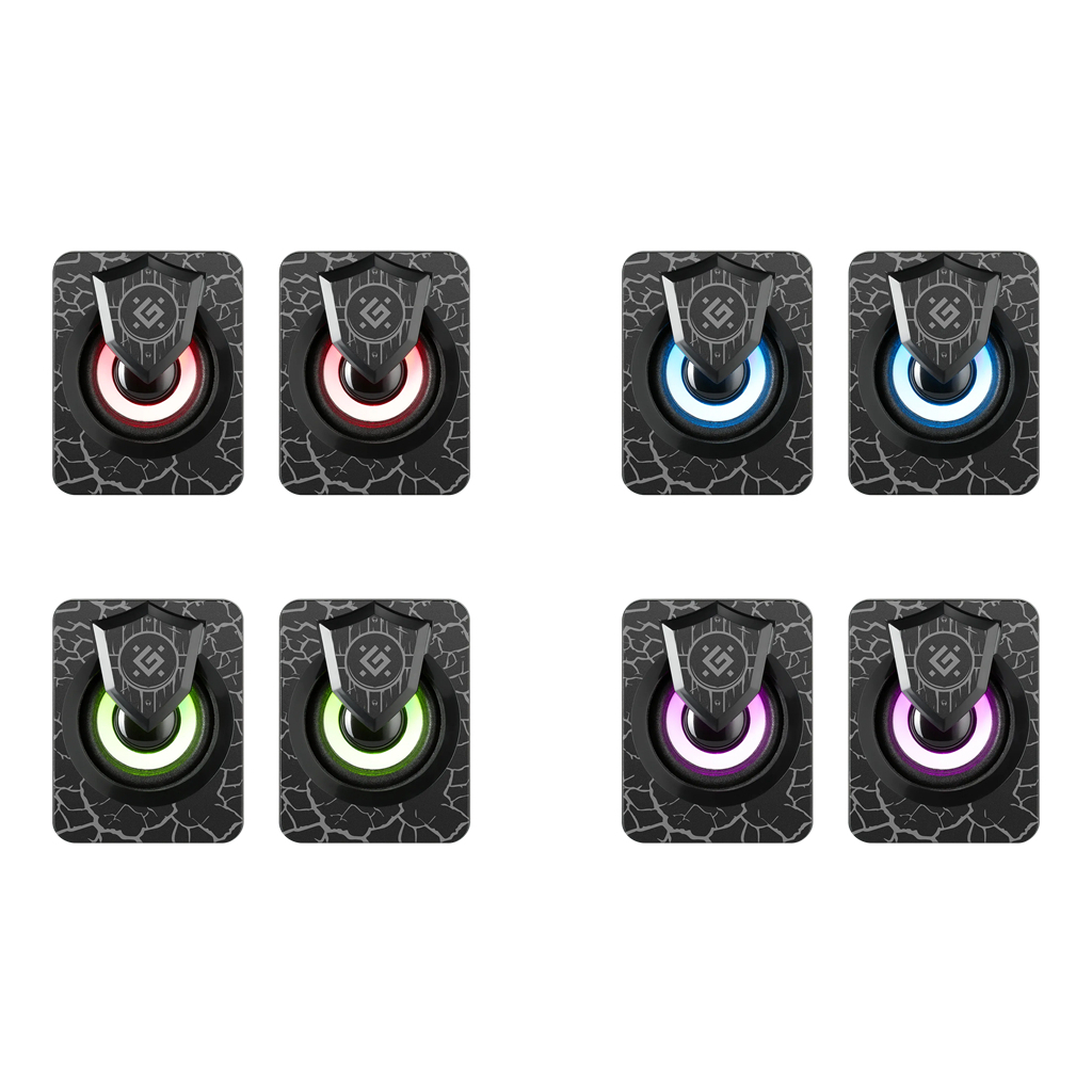 Акустична система Defender Onyx Led USB Black (65038)