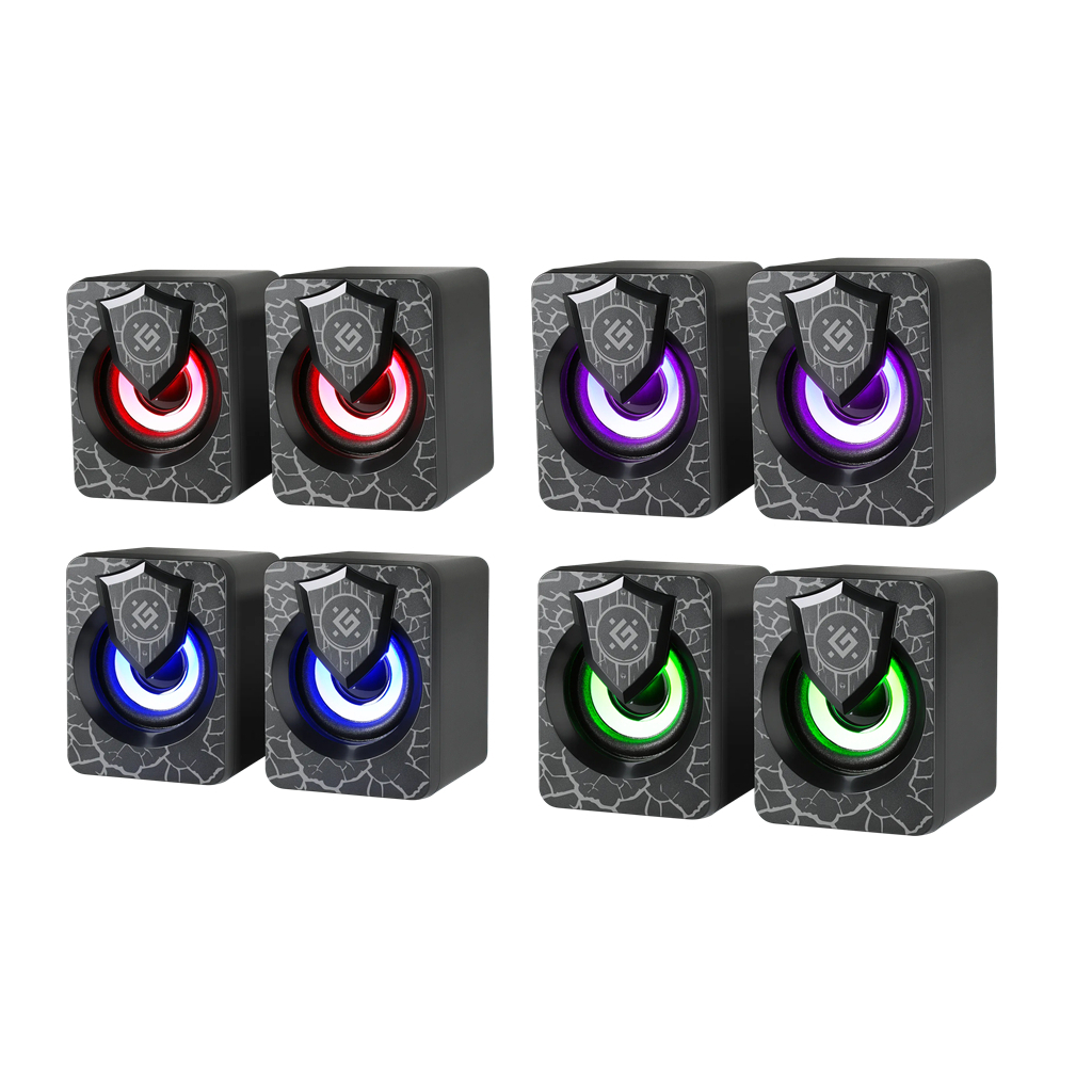 Акустична система Defender Onyx Led USB Black (65038)