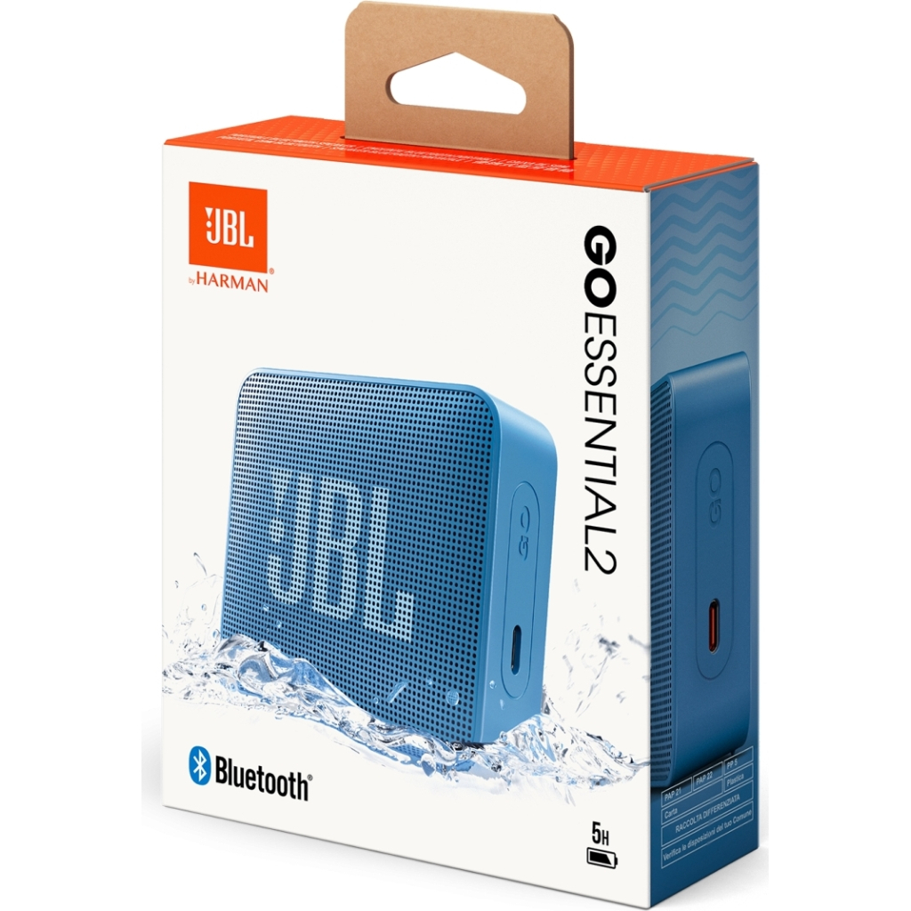 Акустична система JBL Go Essential 2 Blue (JBLGOES2BLUEU)