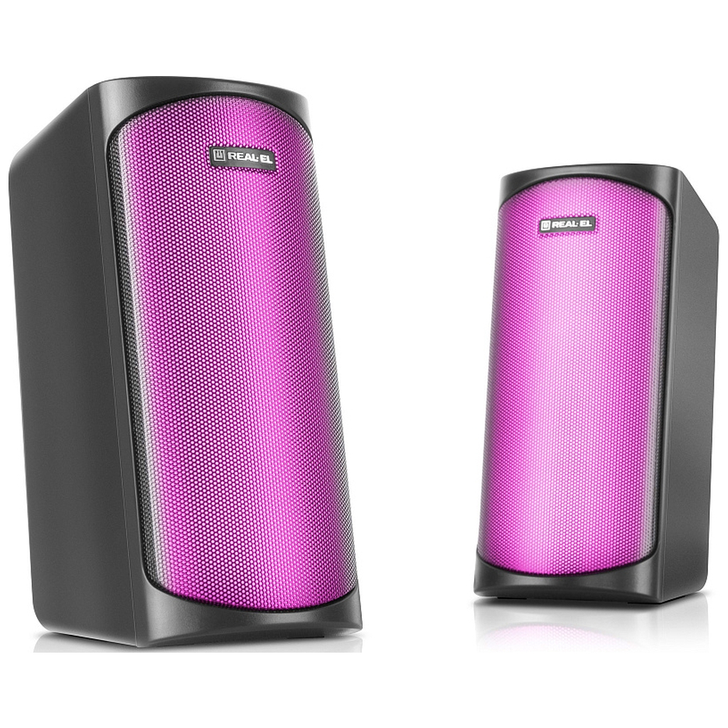 Акустична система REAL-EL S-135 USB Black (EL121100019)