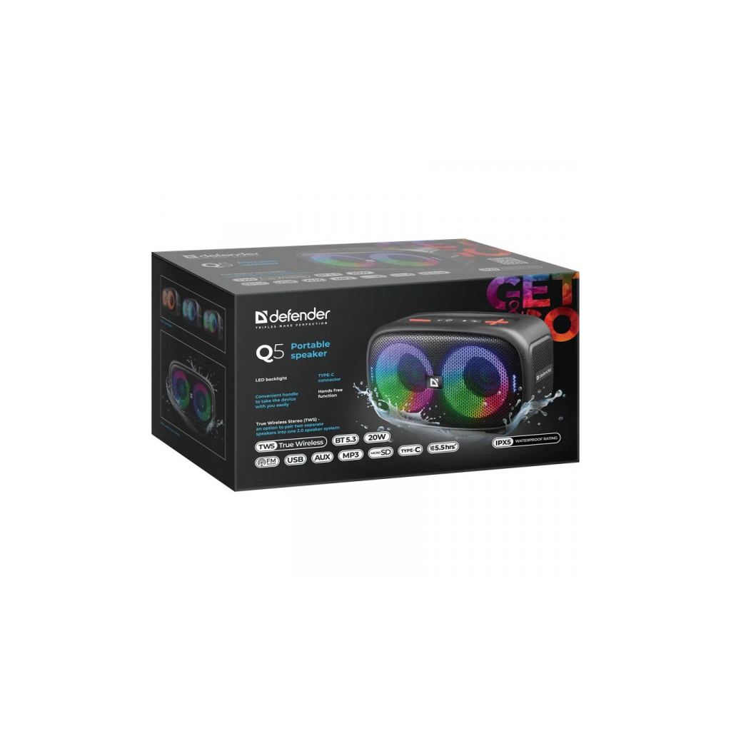 Акустична система Defender Q5 Black (65305)