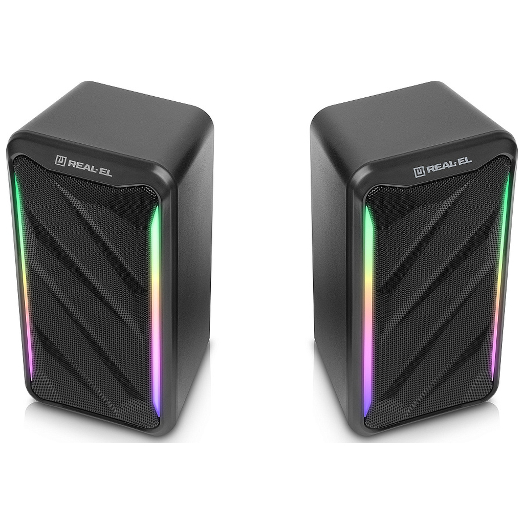 Акустична система REAL-EL S-130 USB Black (EL121100018)