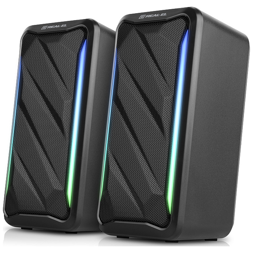 Акустична система REAL-EL S-130 USB Black (EL121100018)