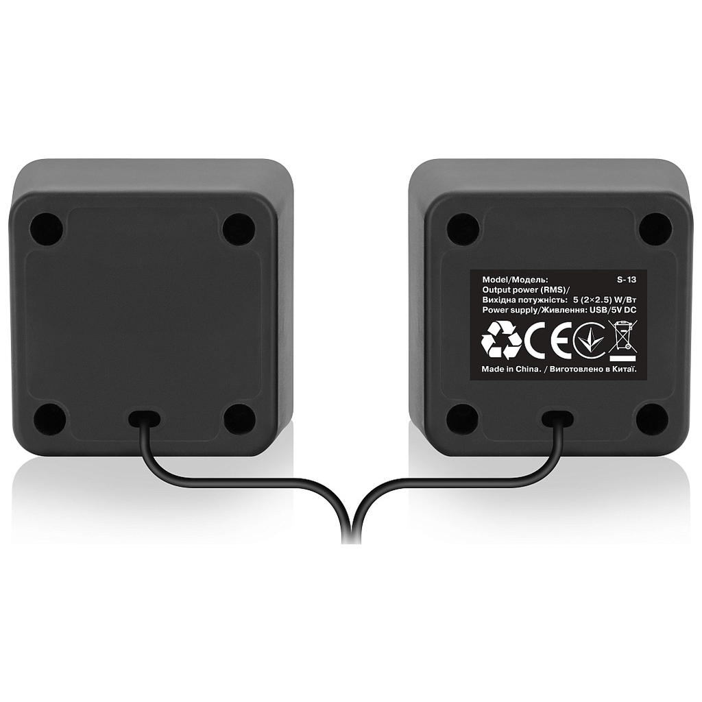Акустична система REAL-EL S-13 USB Black (EL121100021)