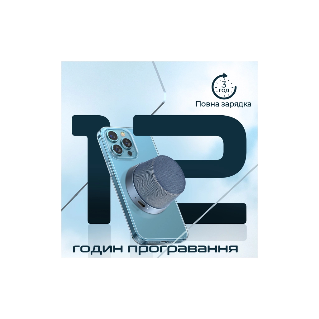 Акустична система Promate Punch 3 Вт Navy (punch.navy)