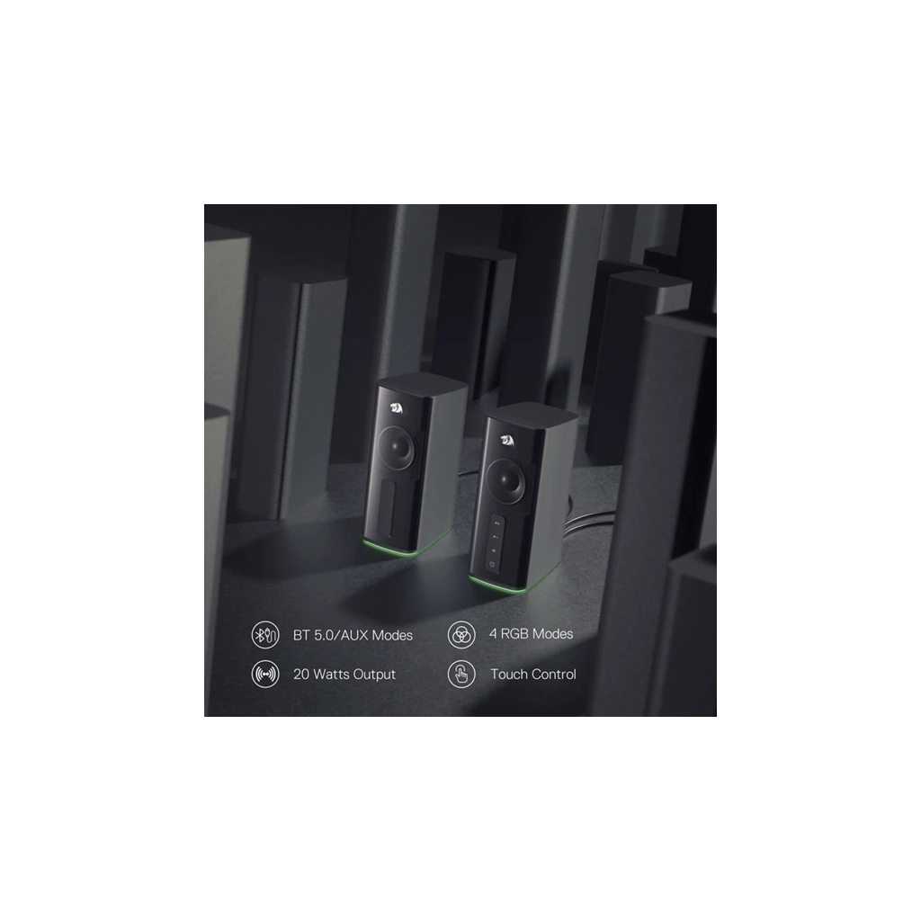 Акустична система Redragon Connie GS814 RGB Bluetooth Black (71987)