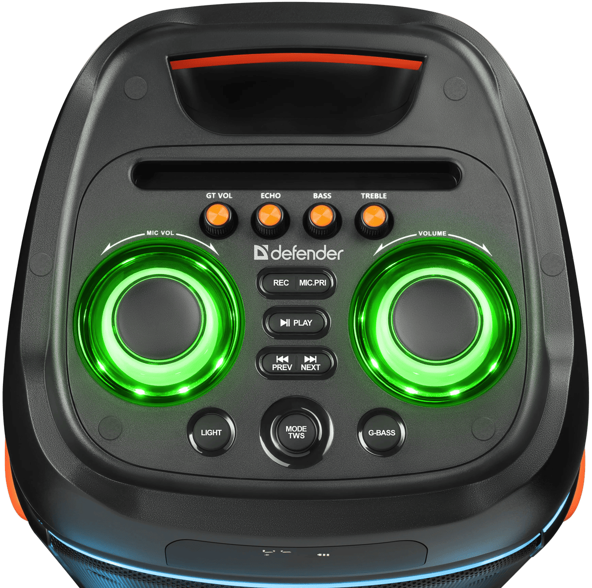 Портативна акустика Defender Boomer 200 200Вт Black (65201)